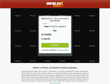 Tablet Screenshot of infielesbolivia.com